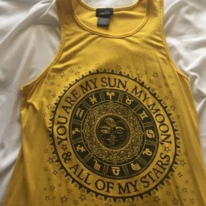 Yellow Zodiac Tank Top
